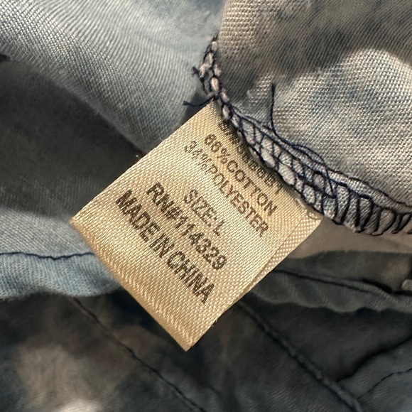 Tie dye chambray crop top - Picture 5 of 9